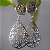 Wholesale 925 Sterling Silver Plain Earring