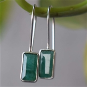 Fashionable Women's Gift EMERALD Gemstone Earring