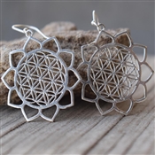 Lotus Shape Wholesale 925 Sterling Silver Handmade Earring