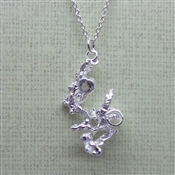 Rock Pendant Green Amethyst