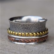 Statement ring for meditation