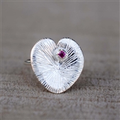 New Arrival Hot Sale Pink Quartz Wholesale Sterling Silver Gemstone Ring