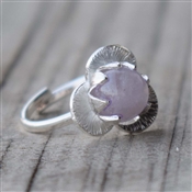 ROSE QUARTZ Ring Solid 925 Sterling Silver Ring Statement Rings Gift For Her