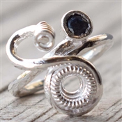 BLUE SAPPHIRE Gemstone Ring Solid 925 Sterling Silver Ring Statement Rings
