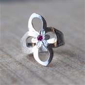 PINK CZ Gemstone Wholesale Ring Solid 925 Sterling Silver Ring Gift For Her
