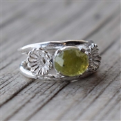 Green Garnet Gemstone New latest Design Latest Women's Ring Gift For Her