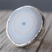 SOLAR QUARTZ New Arrival Wholesale 925 Silver Handmade Rings