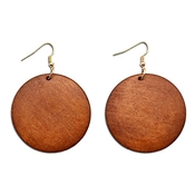 Wholesale Handcrafted Wooden High Fashion Earring 