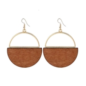 Wholesale Fashionable Women's Gift Wooden Earring